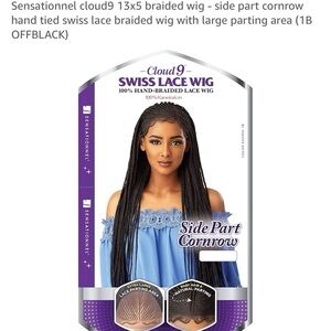 Braided wig Preowned (never worn only tried on) fulani style wig amazing quality